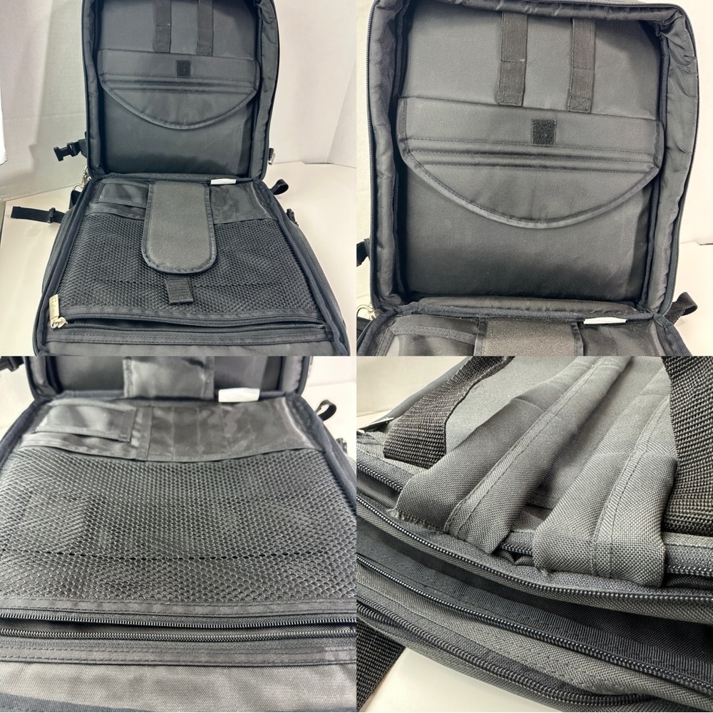 *Flawed Vintage Apple Computer x Mead Backpack Bag Rainbow Logo Collector Rare - Picture 14 of 16